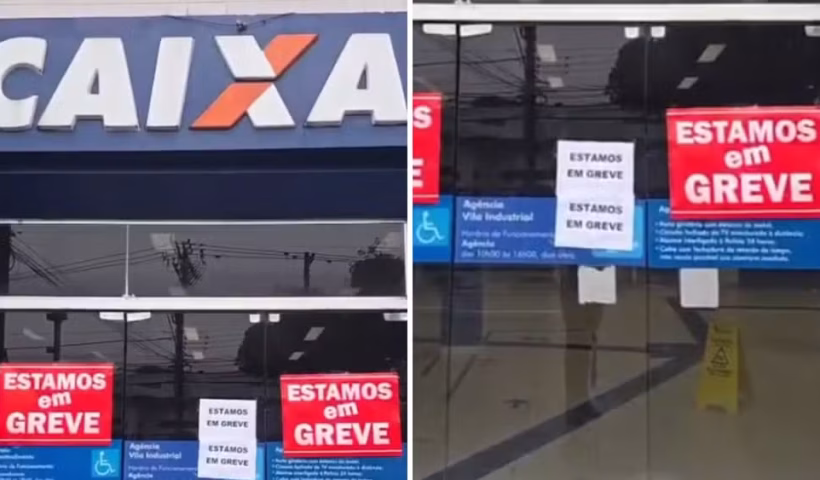 Funcionários da Caixa entram em greve no Vale do Paraíba