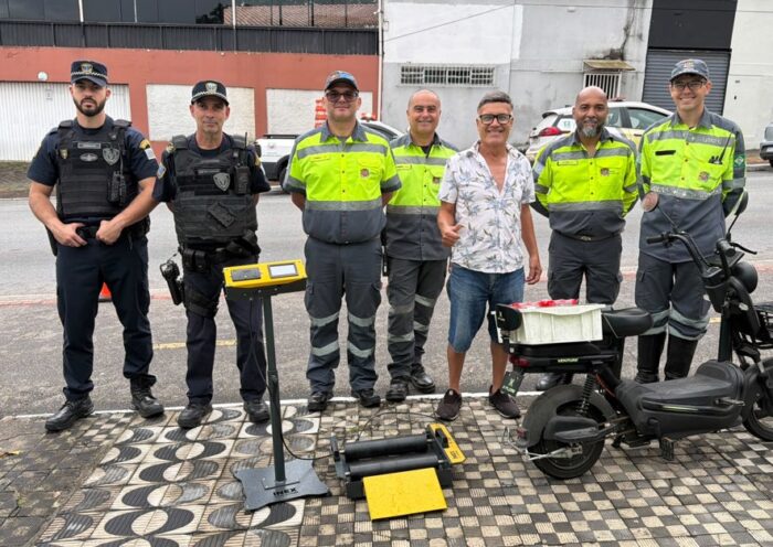 Fiscalização de autopropelidos aborda 30 condutores em São José