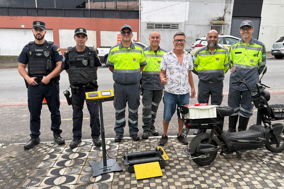 Fiscalização de autopropelidos aborda 30 condutores em São José