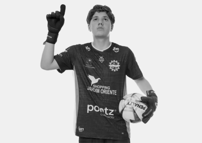 Morre Miguel Meneses, goleiro do Sub-15 do São José EC, após acidente no Anel Viário