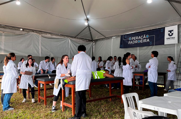 Operação Padroeira 2026: Unitau atende peregrinos em seis pontos da Dutra